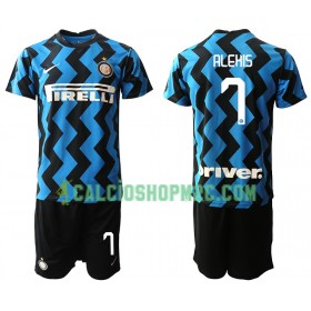 Inter Milan Alexis Sanchez 7 Bambino Maglia Prima 2020/2021 Manica Corta (+ Pantaloncini)